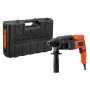Перфоратор мережевий BLACK+DECKER, SDS-Plus, 800 Вт, 3 Дж, 0-5200 уд/хв,0-1050 об/хв, валіза