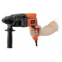 Перфоратор мережевий BLACK+DECKER, SDS-Plus, 800 Вт, 3 Дж, 0-5200 уд/хв,0-1050 об/хв, валіза