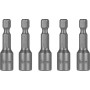 Біта-головка шестигранна 12мм 1/4'' (уп. 5шт) CRV PROLINE