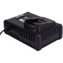 Кутошліфувальна машина акумуляторна (JCB-18AG-BE) 18V, 0-8000 об/хв, діаметр диска 115мм у комплекті із зарядним пристроєм (JCB-18VFC-E) 2.4A та батареєю
