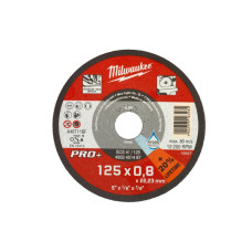 Диск відрізний по металу MILWAUKEE, SCS 42/125х0.8 PRO+, Ø125мм