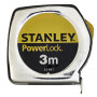 Рулетка вимірювальна STANLEY "Powerlock®" в хромованому пластмасовому корпусі 3 м х 19 мм