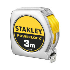 Рулетка вимірювальна STANLEY "Powerlock®" в хромованому пластмасовому корпусі 3 м х 12.7 мм