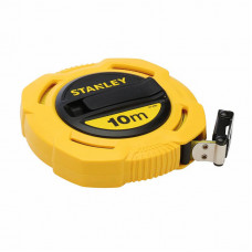Рулетка вимірювальна STANLEY " FIBERGLASS" 10 м х 12.7мм, в пластмасовому корпусі, 3-й клас точність