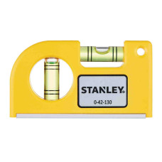 Рівень STANLEY "Pocket Level" кишеньковий, 2 капсулі, L = 87 мм