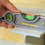 Рівень STANLEY "FatMax XL", алюмінієвий, литий, 250 мм, 3 капсули, магнітний