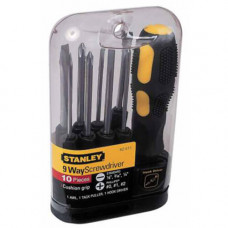 Викрутка - набір STANLEY "Multifunctional" з 9-а бітами-вставками