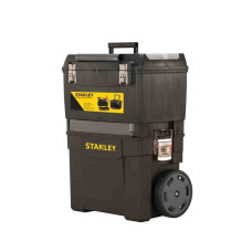 Ящик STANLEY "IML Mobile Work Center 2 in 1", 473 x 302 x 627 мм, на колесах, пластмасовий. з органайзерами в кришці.