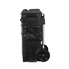 Ящик STANLEY "FatMax Mobile Work Station Cantilever", 549 x 733 x 413 мм, з колесами, розсувний, з 3-а секціями, пластмасовий, багатофункціональний.