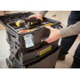Ящик STANLEY "FatMax Mobile Work Station Cantilever", 549 x 733 x 413 мм, з колесами, розсувний, з 3-а секціями, пластмасовий, багатофункціональний.