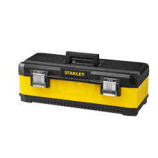 Ящик STANLEY 26", 662 x 293 x 222 мм, професійний, металопластмасовий з металевими замками.