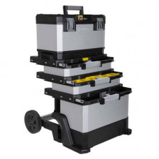 Ящик STANLEY "FatMax® Rolling Workshop", 568 x 893 x 389 мм, на колесах, металопластмасовий, сірий