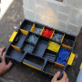 Органайзер STANLEY "Sort Master Junior" пластмасовий, 375 х 65 х 292 мм, з перегородками.