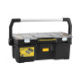 Ящик STANLEY 24", 670 x 323 x 251 мм, професійний, пластмасовий, відкритий з органайзером.