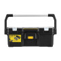 Ящик STANLEY 24", 670 x 323 x 251 мм, професійний, пластмасовий, відкритий з органайзером.