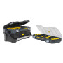 Ящик STANLEY 24", 670 x 323 x 251 мм, професійний, пластмасовий, відкритий з органайзером.