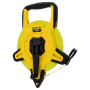 Рулетка вимірювальна STANLEY "PowerWinder Fiberglass",100 м x 12.7 мм, стрічка із скловолокном, 2 клас точності.