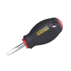 Викрутка STANLEY "FatMax® Stubby", укорочена з паралельним жалом під прямий шліц SL5.5 х 30 мм.