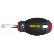 Викрутка STANLEY "FatMax® Stubby", укорочена з паралельним жалом під прямий шліц SL5.5 х 30 мм.