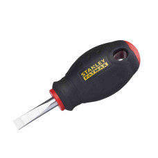 Викрутка STANLEY "FatMax® Stubby", укорочена з паралельним жалом під прямий шліц SL6.5 х 30 мм.