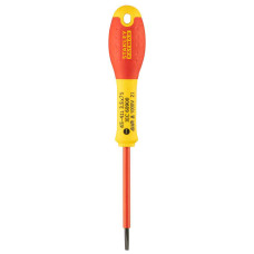 Викрутка електрика STANLEY "FatMax VDE 1000v" ізольована з жалом, що розширюється, під прямий шліц SL3.5 х 75 мм