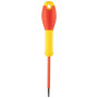 Викрутка електрика STANLEY "FatMax VDE 1000v" ізольована з жалом, що розширюється, під прямий шліц SL3.5 х 75 мм