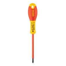 Викрутка електрика STANLEY "FatMax VDE 1000V" ізольована з жалом під шліц Ph1 х 100 мм