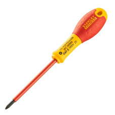 Викрутка електрика STANLEY "FatMax VDE 1000V" ізольована з жалом під шліц Pz1 х 100 мм