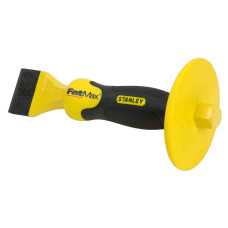 Зубило муляря (скарпель) STANLEY "FatMax™", плоске, 45 х 250 мм, із захисною надставкою.