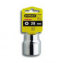 Головка торцева STANLEY 1/2" х 28 мм, з дванадцятигранним профілем, метрична, у блістері.