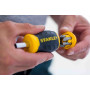 Викрутка - набір STANLEY "Multibit Stubby", L = 95 мм, 6 біт: Ph1, Ph2; Pz1, Pz2; SL4.5 і 6 мм