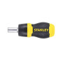Викрутка-набір STANLEY "Multibit Stubby", L = 120 мм, реверсивна, 6 біт: Ph1, Ph2; Pz1, Pz2; SL4.5 і 6 мм