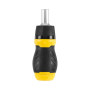 Викрутка-набір STANLEY "Multibit Stubby", L = 120 мм, реверсивна, 6 біт: Ph1, Ph2; Pz1, Pz2; SL4.5 і 6 мм