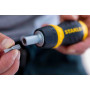 Викрутка-набір STANLEY "Multibit Stubby", L = 120 мм, реверсивна, 6 біт: Ph1, Ph2; Pz1, Pz2; SL4.5 і 6 мм