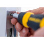 Викрутка-набір STANLEY "Multibit Stubby", L = 120 мм, реверсивна, 6 біт: Ph1, Ph2; Pz1, Pz2; SL4.5 і 6 мм