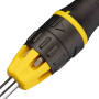 Викрутка-набір STANLEY "Multibit", L = 250 мм, реверсивна, 10 біт : SL 6.6, 5 мм; Ph1, 2; Pz1, 2; Torx T10, T15; квадрат №1 і 2.