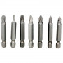 Набір біт BLACK+DECKER, Phillips, Slotted, Pozidriv,Torx, Square, PH1, PH2, PH3, PZ1, PZ2, PZ3, SL6, SL8, SL10, Tx10, Tx20, SQ1, SQ2, SQ3, L = 50 мм, на батарейках типу АА, блістер