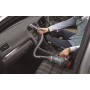 Пилосос автомобільний BLACK+DECKER 12 В (автомережа), повітряна потужність 12.5 аВт, потужність всмоктування 275 мм/Н2О, повітряний потік 1053 л/хв, ємність пилозбірника 610 мл, довжина кабелю 5 м, вага 0.6 кг