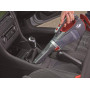 Пилосос автомобільний BLACK+DECKER 12 В (автомережа), повітряна потужність 12.5 аВт, потужність всмоктування 275 мм/Н2О, повітряний потік 1053 л/хв, ємність пилозбірника 610 мл, довжина кабелю 5 м, вага 0.6 кг