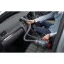 Пилосос автомобільний BLACK+DECKER 12 В (автомережа), повітряна потужність 12.5 аВт, потужність всмоктування 275 мм/Н2О, повітряний потік 1053 л/хв, ємність пилозбірника 610 мл, довжина кабелю 5 м, вага 0.6 кг