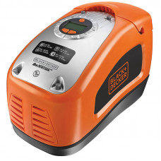 Компресор автомобільний BLACK + DECKER, продуктивність 11 л/хв, напруга 12 В, максимальний тиск 10.95 бар, вага 2.7 кг