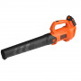Повітродувка акумуляторна BLACK+DECKER, 18 В, 2 А/год, швидкість потоку 144 км/ год, 1 акумулятор і зарядний пристрій, вага 3.15 кг