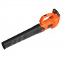 Повітродувка акумуляторна BLACK+DECKER, 18 В, 2 А/год, швидкість потоку 144 км/ год, 1 акумулятор і зарядний пристрій, вага 3.15 кг