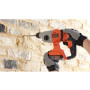 Перфоратор акумуляторний BLACK+DECKER, SDS-Plus, 18 В, 1.2 Дж, 3 режими, 0-6650 уд/хв, 0-1880 об/хв, без акумуляторів і зарядного пристрою вага 2.6 кг