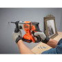 Перфоратор акумуляторний BLACK+DECKER, SDS-Plus, 18 В, 1.2 Дж, 3 режими, 0-6650 уд/хв, 0-1880 об/хв, без акумуляторів і зарядного пристрою вага 2.6 кг