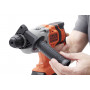 Перфоратор акумуляторний BLACK+DECKER, SDS-Plus, 18 В, 1.2 Дж, 3 режими, 0-6650 уд/хв, 0-1880 об/хв, сумка, вага 2.2 кг