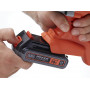 Перфоратор акумуляторний BLACK+DECKER, SDS-Plus, 18 В, 2 Дж, 3 режими, 0-6650 уд/хв, 0-1880 об/хв, валіза, вага 2.1 кг