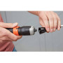 Викрутка акумуляторна BLACK+DECKER, 4 батареї типу АА, підсвітка, вага 0.53 кг, біти, батареї 4 од.