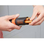 Викрутка акумуляторна BLACK+DECKER, 4 батареї типу АА, підсвітка, вага 0.53 кг, біти, батареї 4 од.