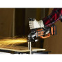Шліфмашина кутова акумуляторна безщіткова BLACK+DECKER, 18 B, d = 125 мм, 8600 об/хв, вага 2.1 кг, акумулятор та зарядний пристрій